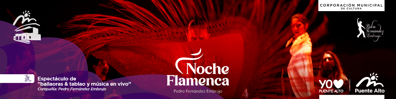  NOCHE FLAMENCA: ESPECTÁCULO INTERNACIONAL DE DANZA Y MÚSICA EN PUENTE ALTO